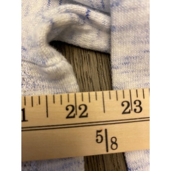 T By Talbots XLP Women's Sweater Blue & White Cotton Blend - Picture 9 of 16